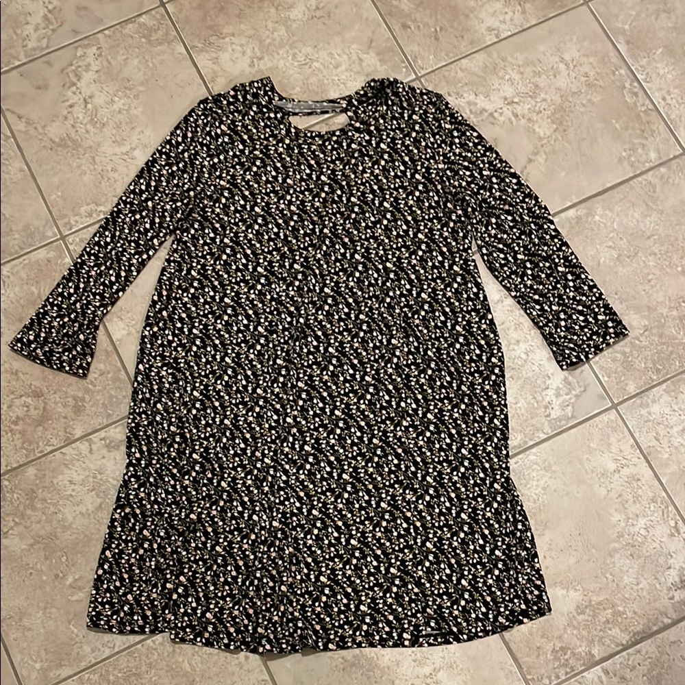 Black Floral A-Line Women’s Dress BCBGeneration